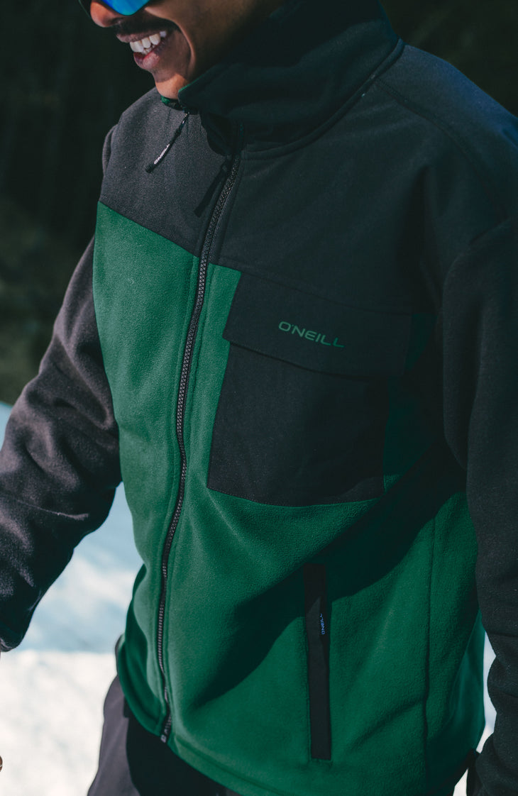 FWC'Peak Polartec® Fleece | Emerald Envy Colour Block