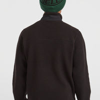 Must-Have High-Pile Full-Zip Fleece | Black Out