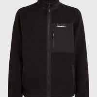 Must-Have High-Pile Full-Zip Fleece | Black Out