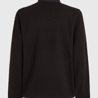 Must-Have High-Pile Full-Zip Fleece | Black Out