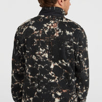 Must-Have High-Pile Full-Zip Fleece | Black/Beige Quarry