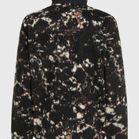 Must-Have High-Pile Full-Zip Fleece | Black/Beige Quarry