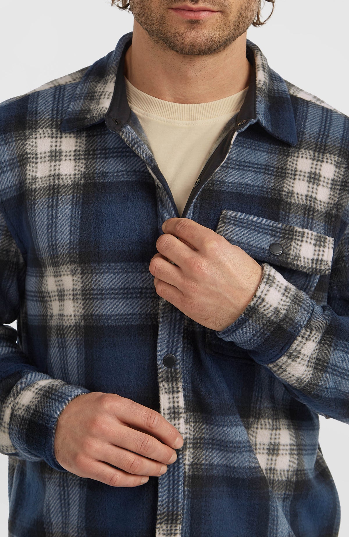 O'Riginals Superfleece Shirt | Mozart Blue Check