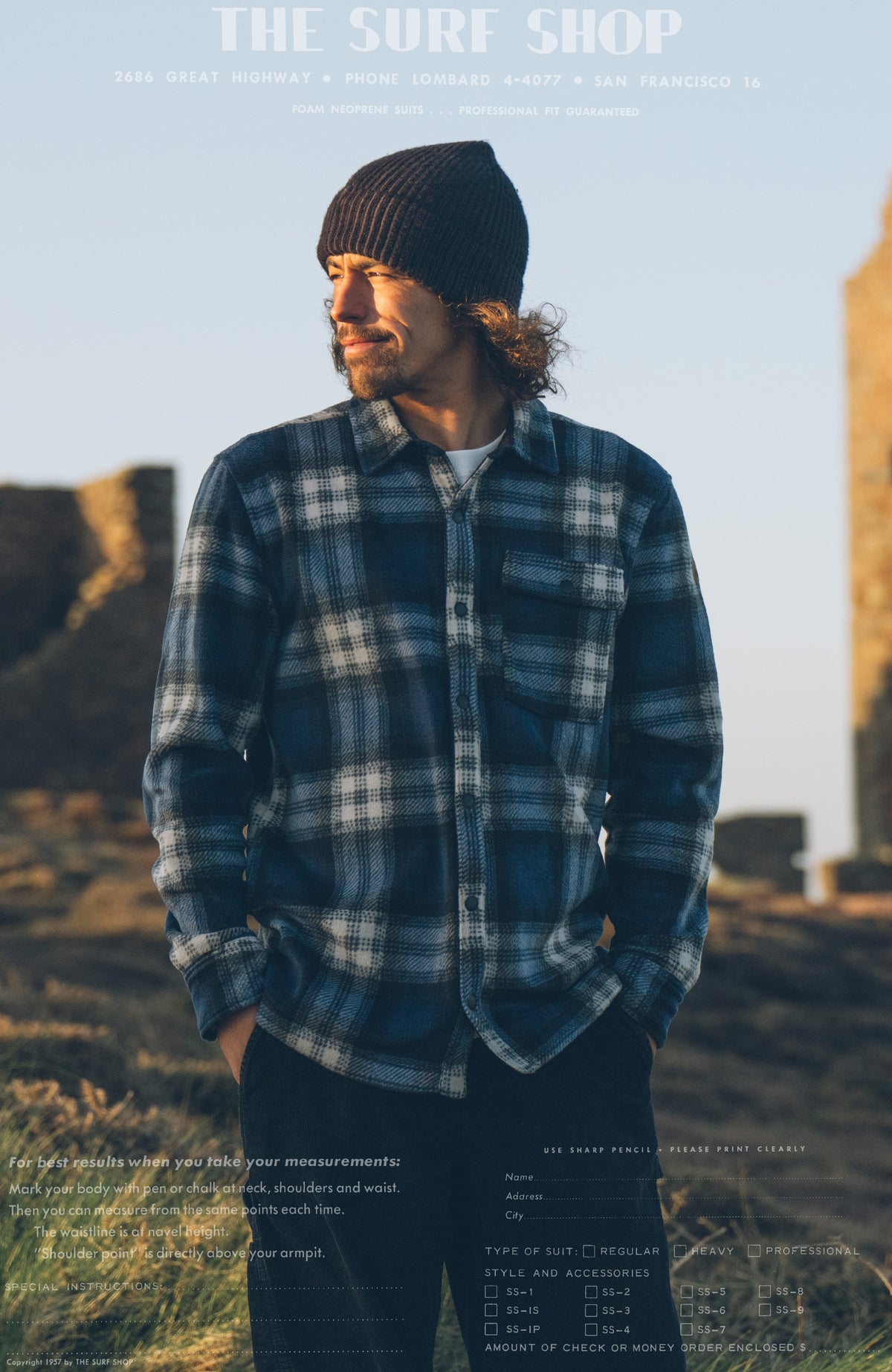 O'Riginals Superfleece Shirt | Mozart Blue Check