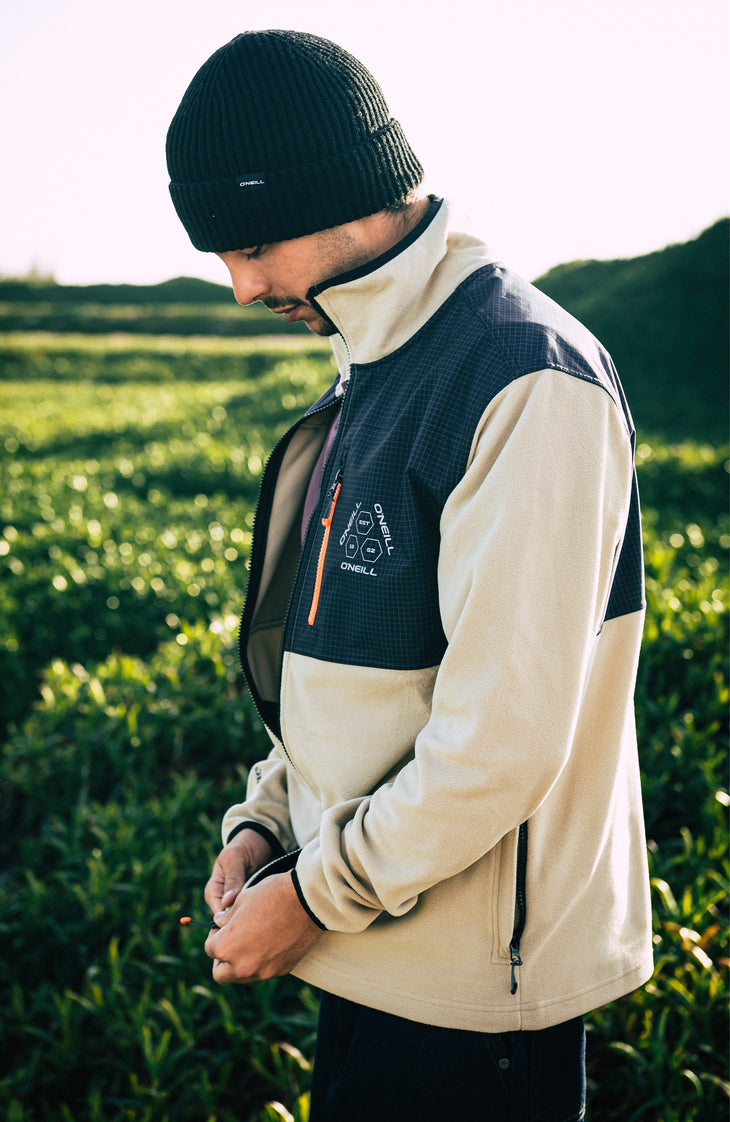 FWC'Peak Polartec® Full-Zip Hyperfleece | Olive Blush Colour Block