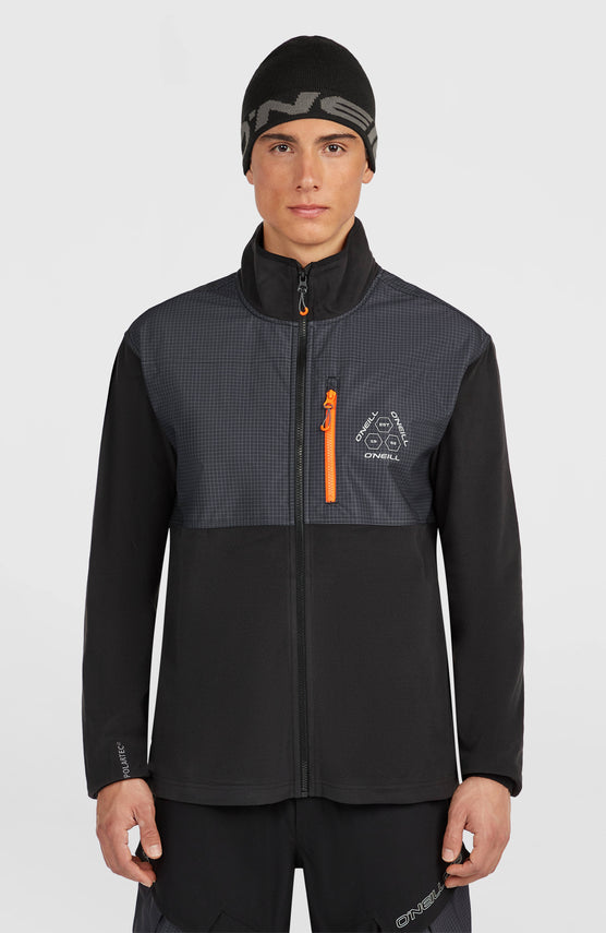 FWC'Peak Polartec® Full-Zip Hyperfleece | Black Out Colour Block