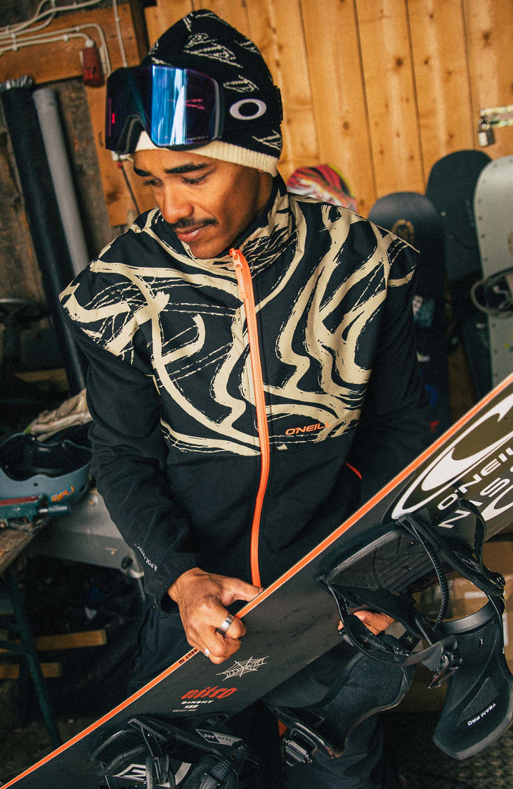 FWC'Play Polartec® Full-Zip Hyperfleece | Beige Snowtracks