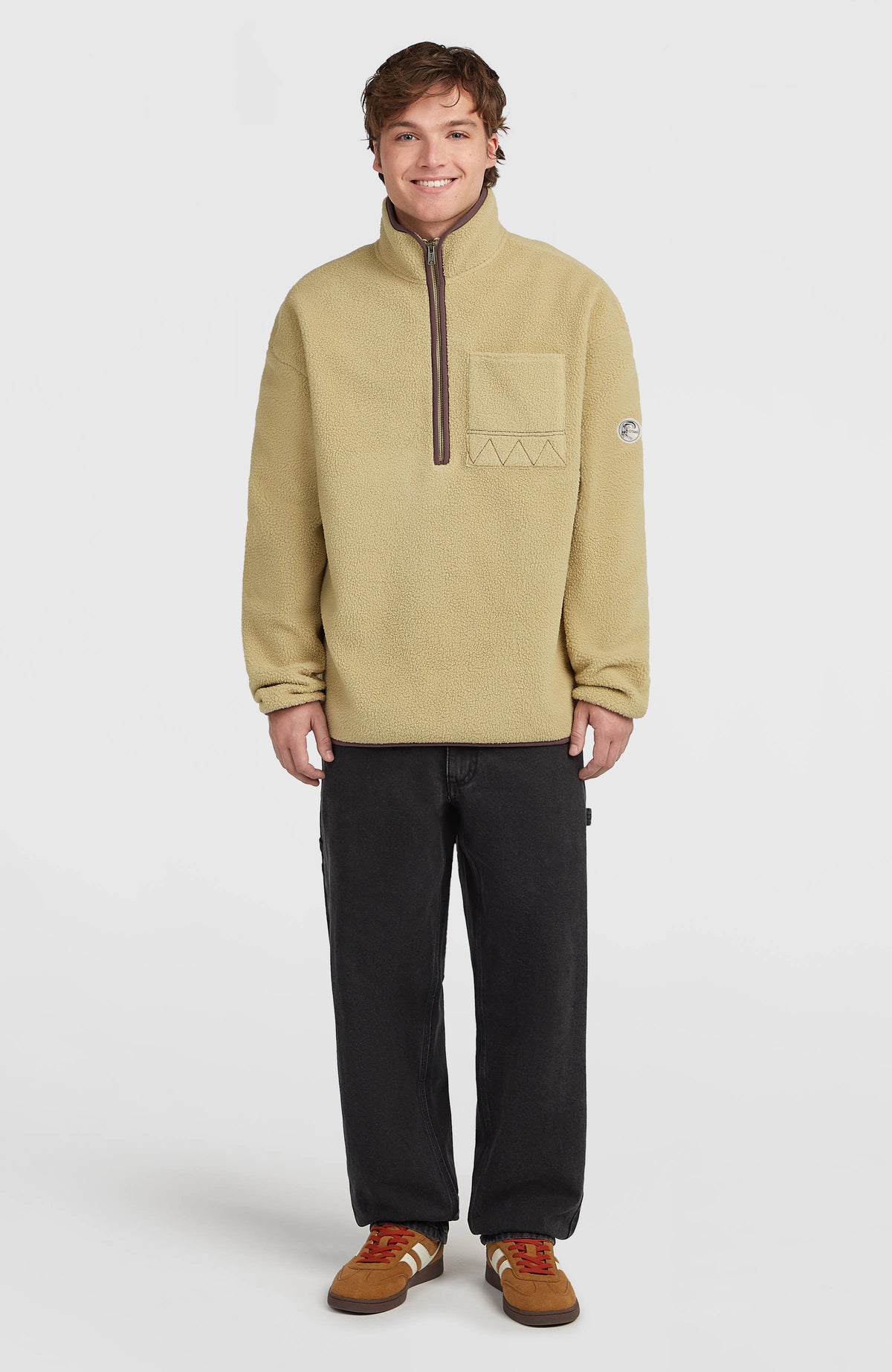 O'Riginals Half-Zip Fleece | Olive Blush