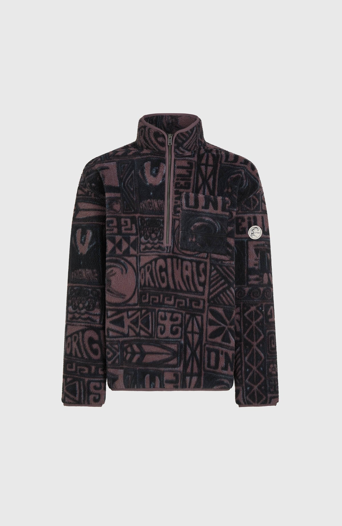 O'Riginals Half-Zip Fleece | Purple Stamps