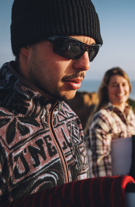 O'Riginals Half-Zip Fleece | Purple Stamps