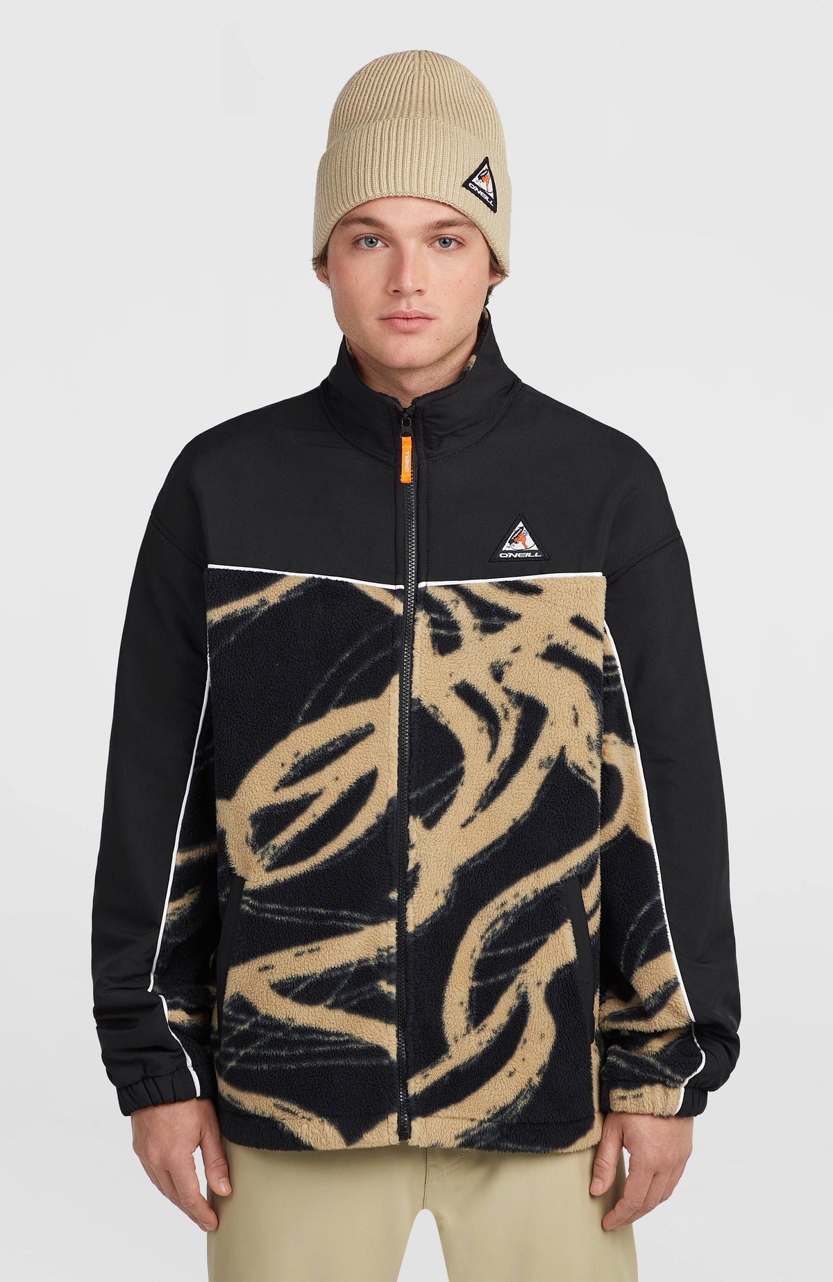 FWC'Play Full-Zip Hyperfleece | Beige Snowtracks