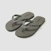Profile Small Logo Sandals | Military Green