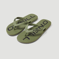 Profile Logo Sandals | Deep Lichen Green