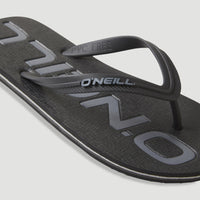 Profile Logo Sandals | Black Out