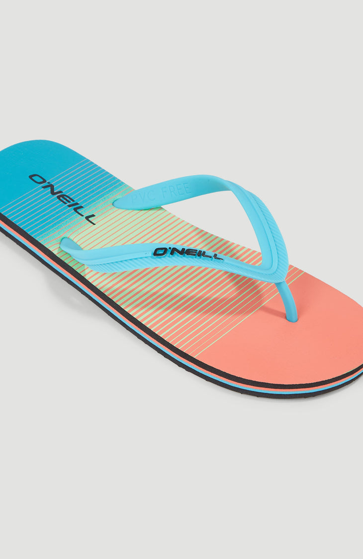 Profile Graphic Sandals | Living Coral Simple Gradient Panel