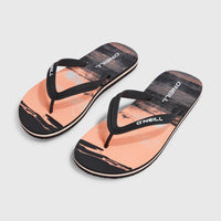 Profile Graphic Sandals | Coral Melted Texture