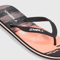 Profile Graphic Sandals | Coral Melted Texture