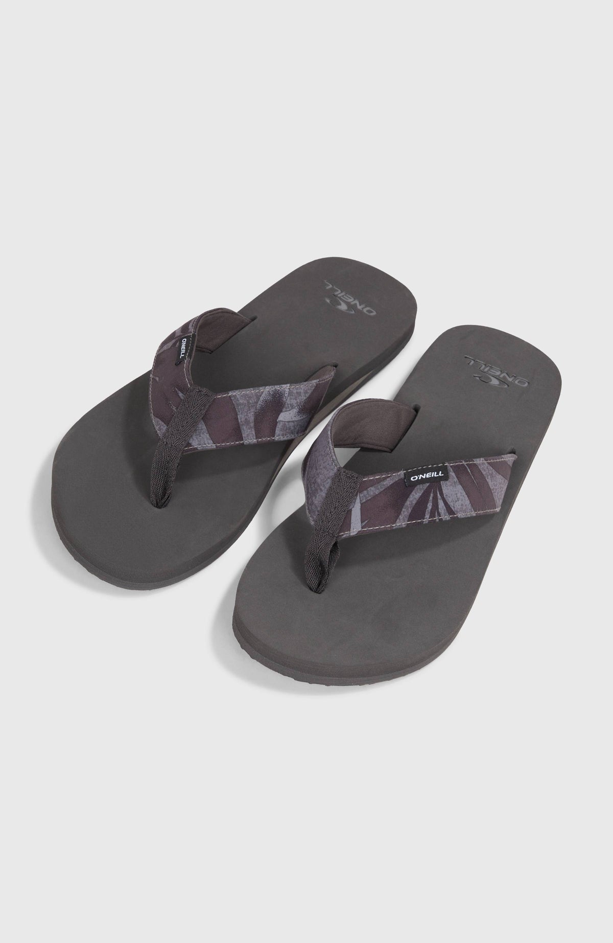 O’Neill Fabric Sandals | Black Dipped Leaves