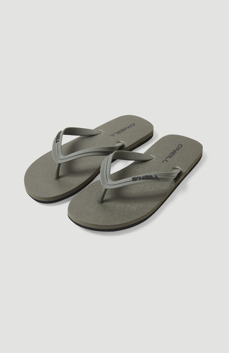 Profile Small Logo Sandals | Military Green