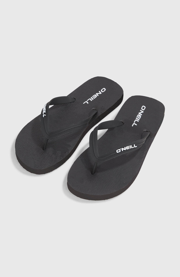 Profile Small Logo Sandals | Black Out