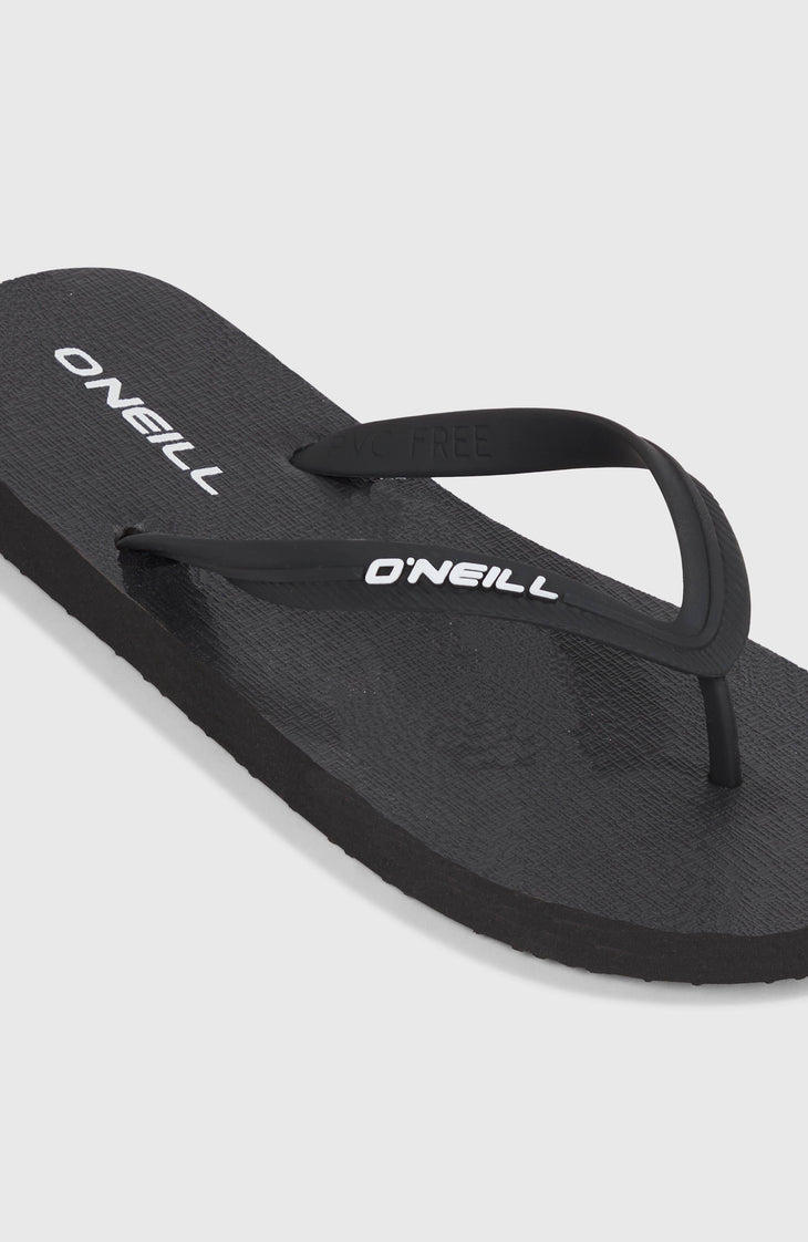 Profile Small Logo Sandals | Black Out