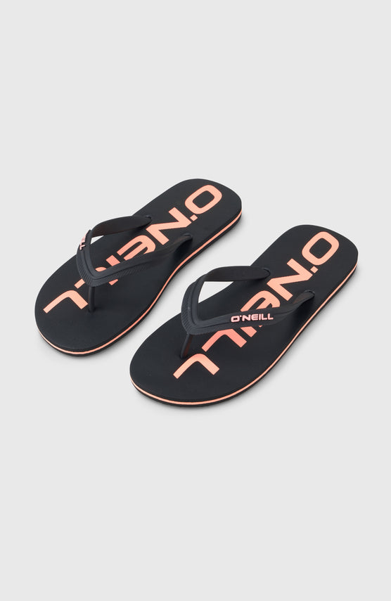 Profile Logo Sandals | Black Out 2
