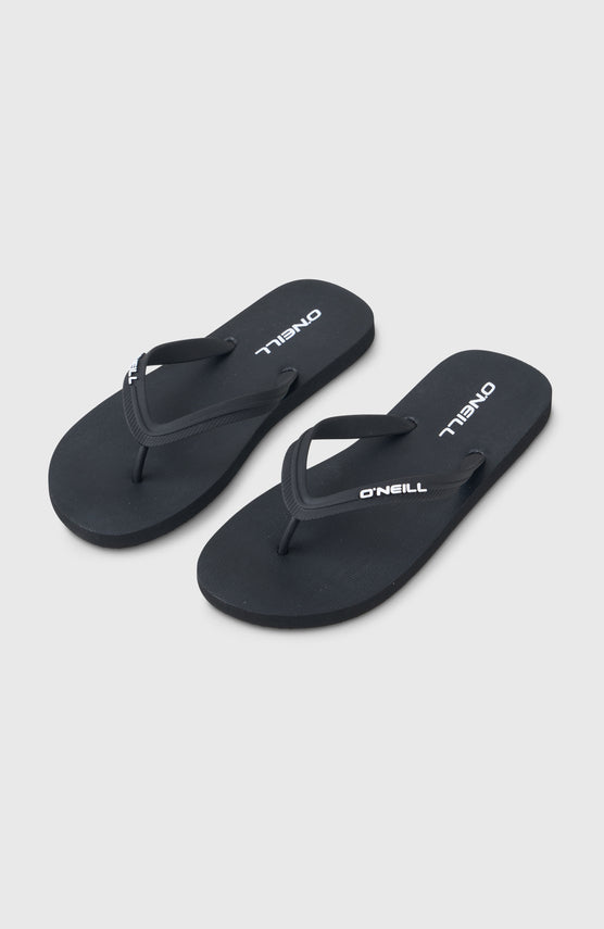 Profile Small Logo Sandals | Black Out