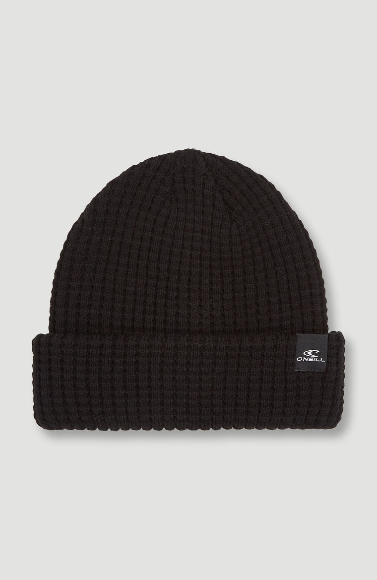Waffle Beanie | Black Out
