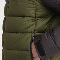 O'Riginals Puffer Jacket | Forest Night Colour Block
