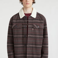 Fleece-Lined Jacket | Grey Crossover Stripe
