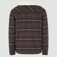 Fleece-Lined Jacket | Grey Crossover Stripe