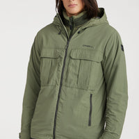 O'Neill TRVLR Series Track Jacket | Deep Lichen Green