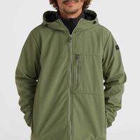 O'Neill TRVLR Series Softshell Jacket | Deep Lichen Green