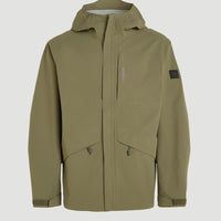 O'Neill TRVLR Series Rain Jacket 10K/10K | Deep Lichen Green