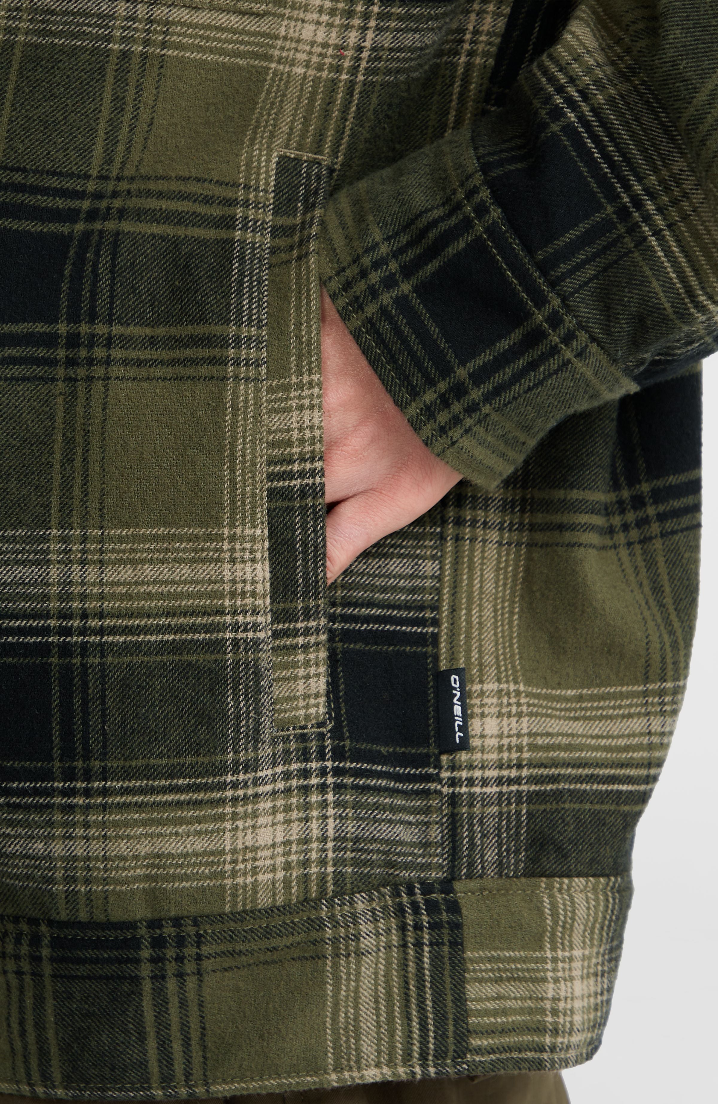 Fleece-Lined Jacket | Green Check Small – O'Neill