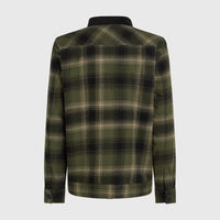 Fleece-Lined Jacket | Green Check Small