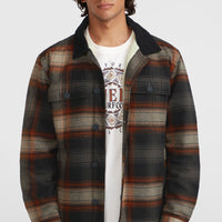 Fleece-Lined Jacket | Grey Check Small