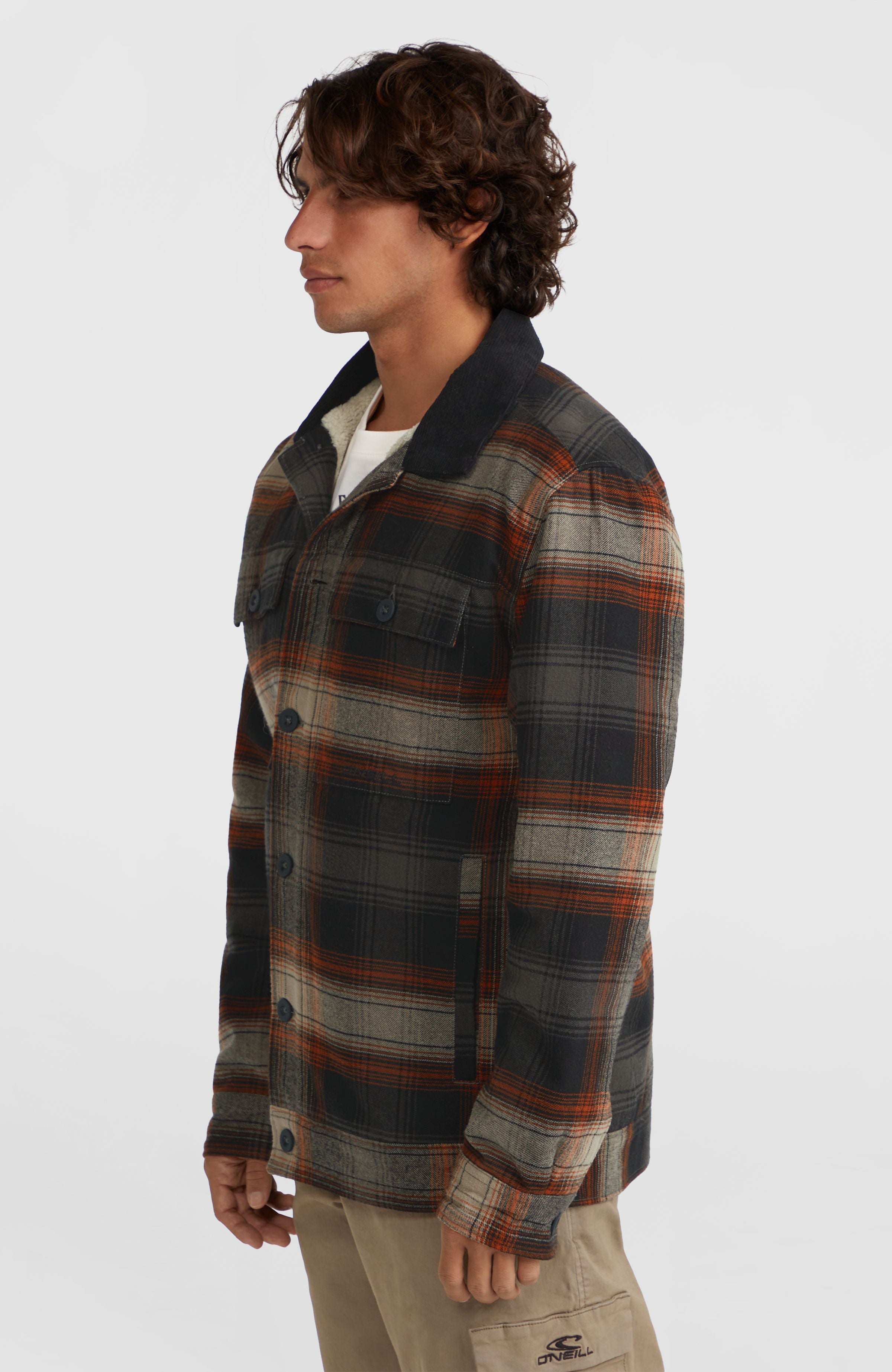 Fleece-Lined Jacket | Grey Check Small – O'Neill