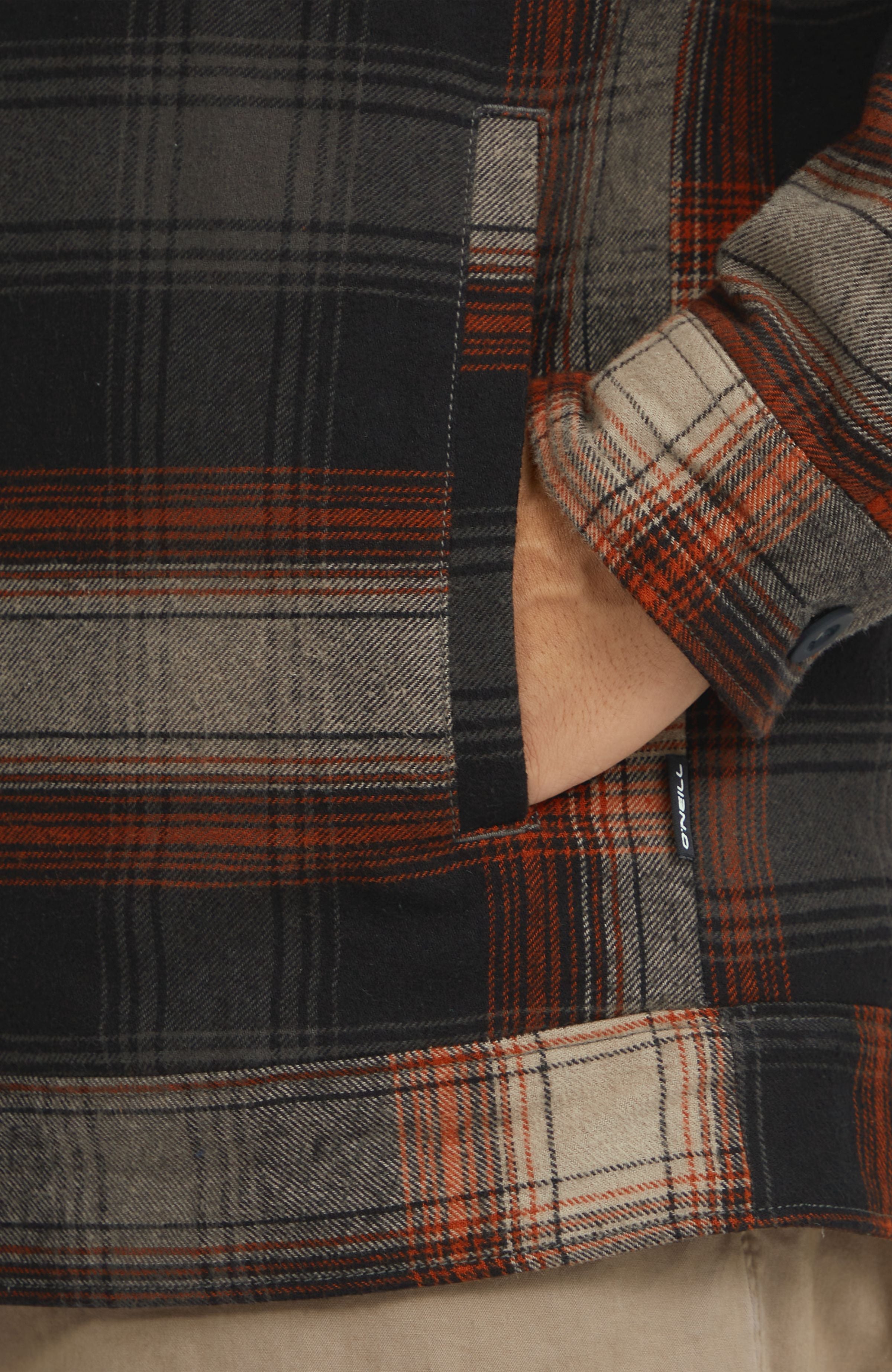 Fleece-Lined Jacket | Grey Check Small – O'Neill