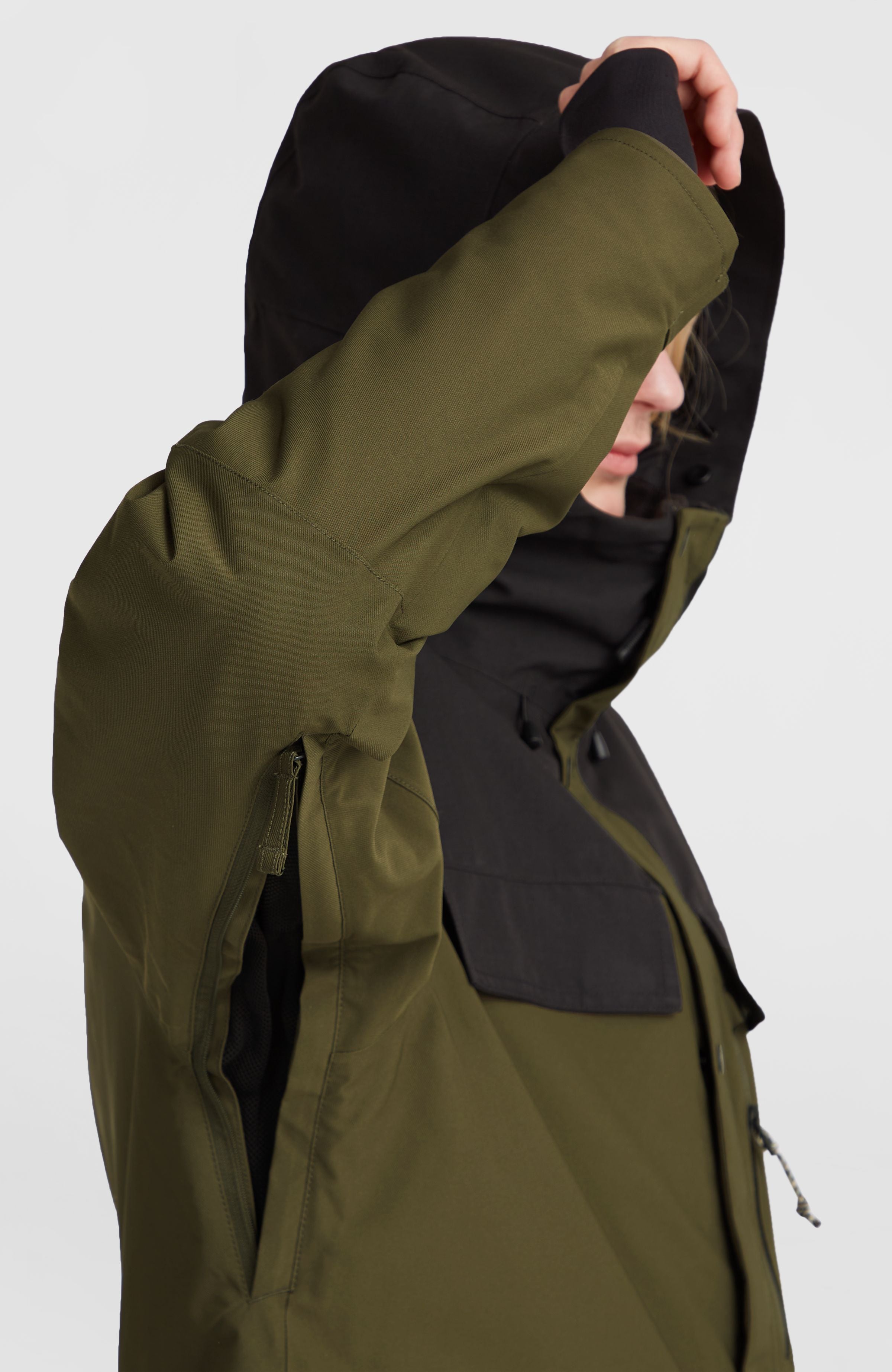 Utility Pro Hybrid Snow Jacket | Forest Night Colour Block – O'Neill