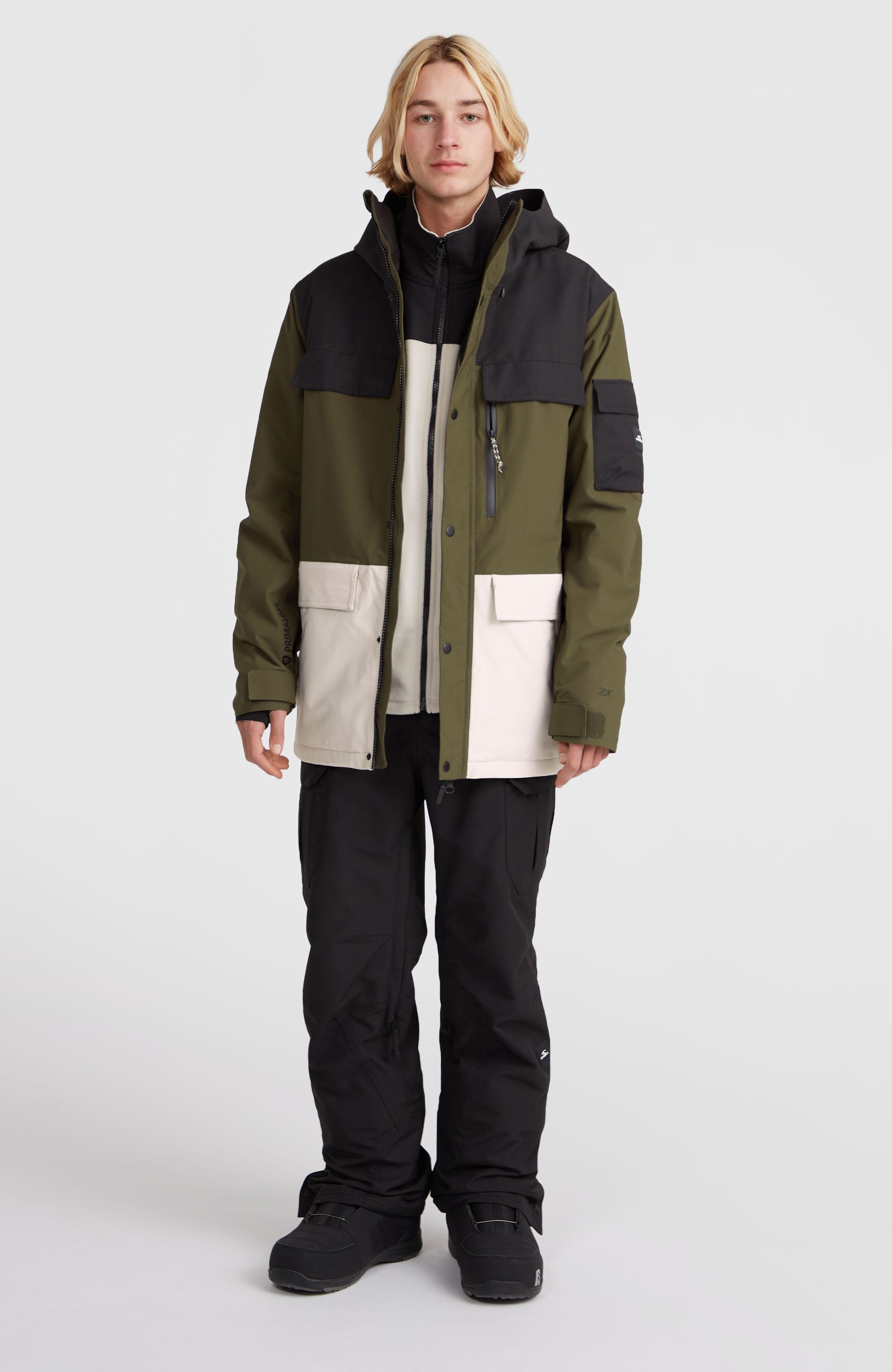 Utility Pro Hybrid Snow Jacket | Forest Night Colour Block – O'Neill