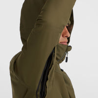 Utility Hybrid Snow Jacket | Forest Night