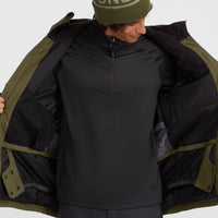 Utility Hybrid Snow Jacket | Forest Night