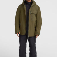 Utility Hybrid Snow Jacket | Forest Night