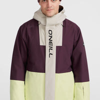 O'Riginals Hybrid Snow Jacket | Aubergine Colour Block