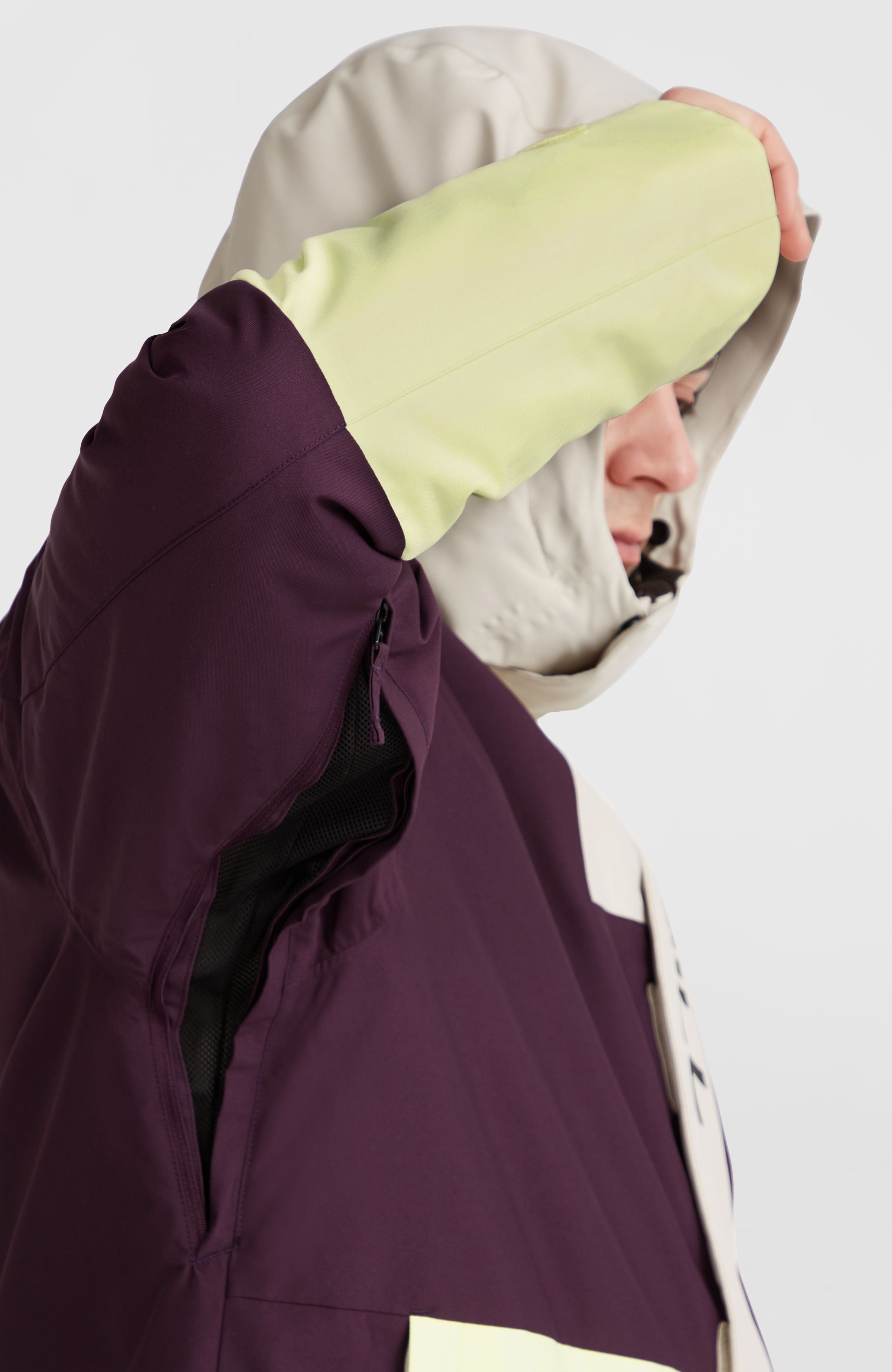 O'Riginals Hybrid Snow Jacket | Aubergine Colour Block – O'Neill