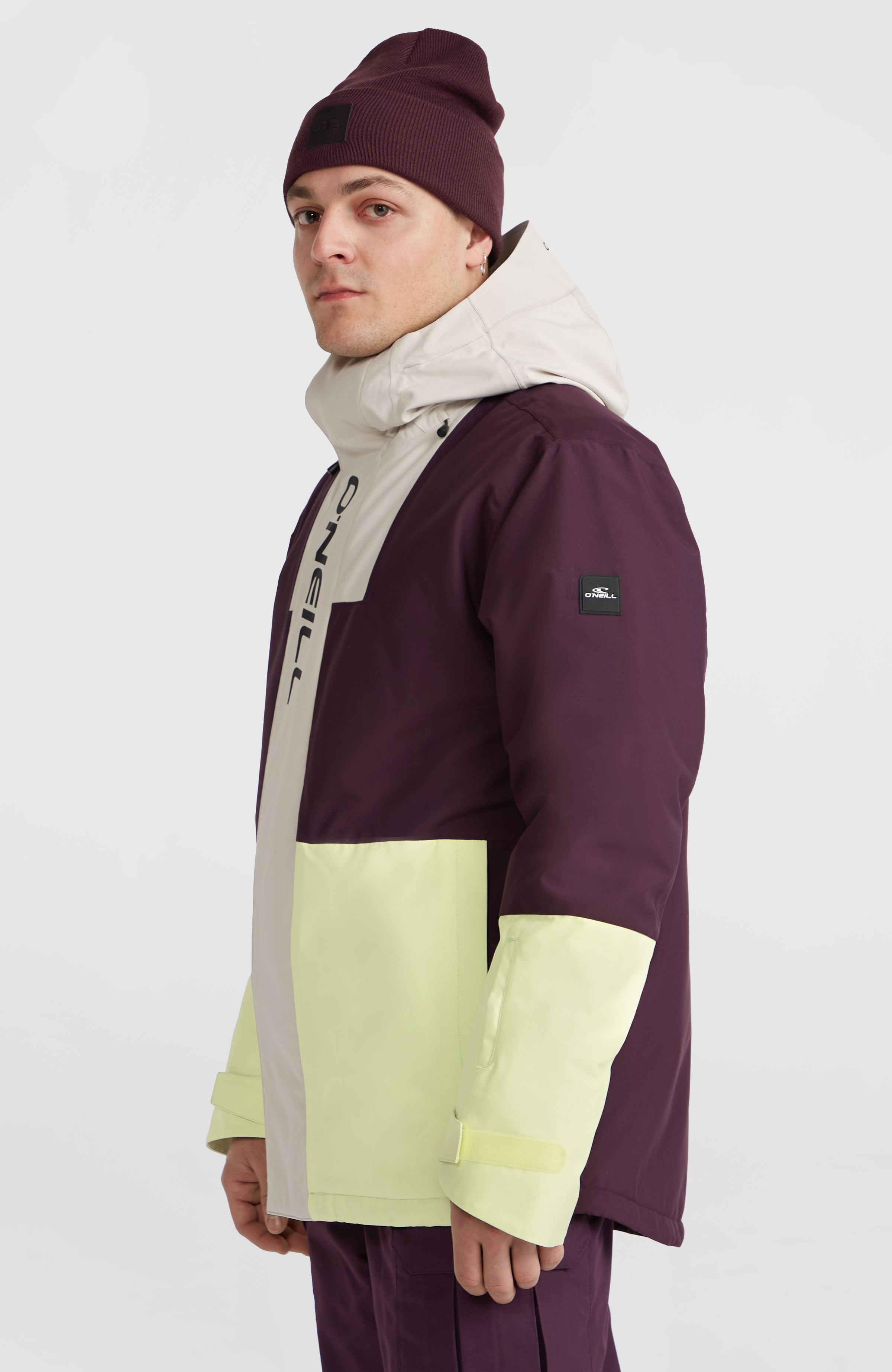 O'Riginals Hybrid Snow Jacket | Aubergine Colour Block – O'Neill