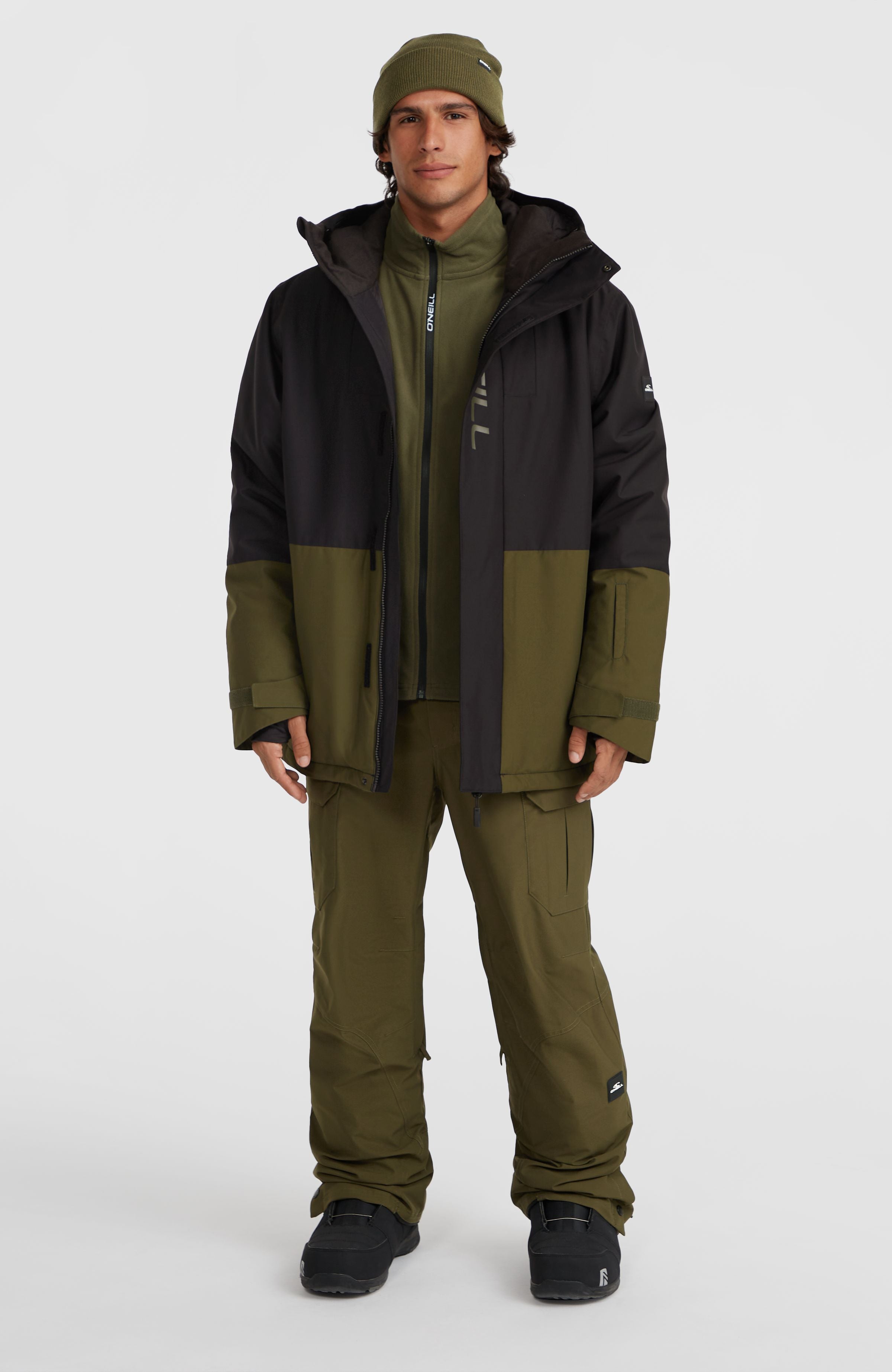 O'Riginals Hybrid Snow Jacket | Black Out Colour Block – O'Neill