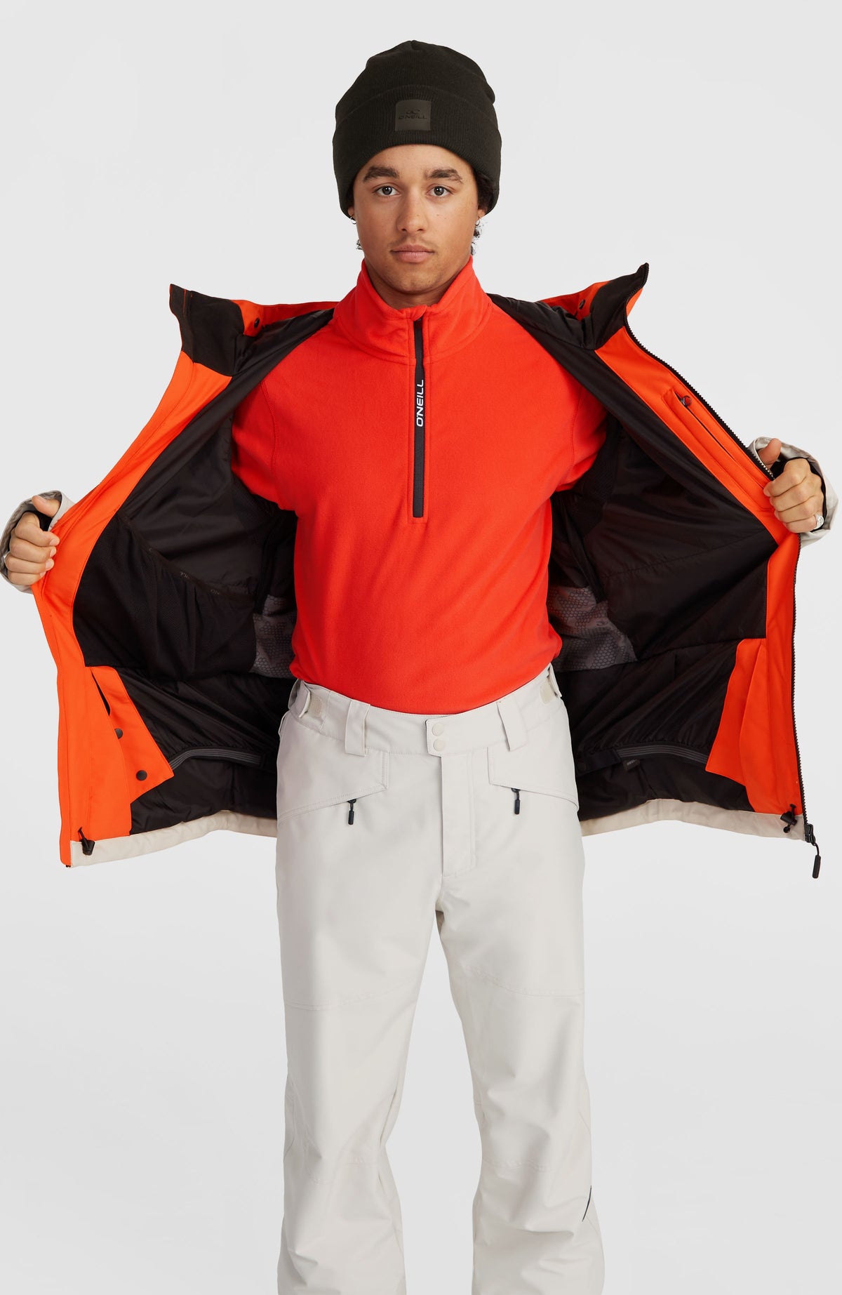 Carbonite Snow Jacket | Paprika Flame Colour Block