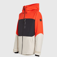 Carbonite Snow Jacket | Paprika Flame Colour Block